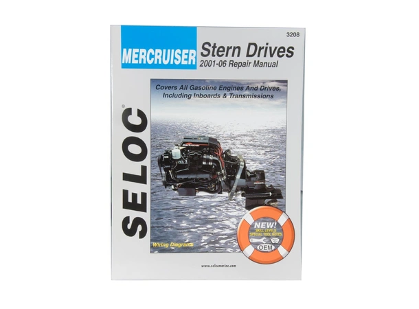 SELOC Motorhåndbok - Mercruiser inboard Mod: 2001-08 (se tabell)